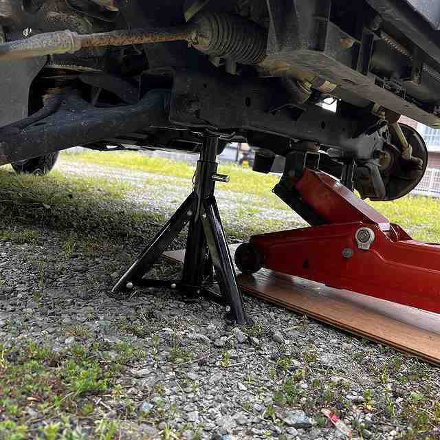 リフトアップスプリング取り付け