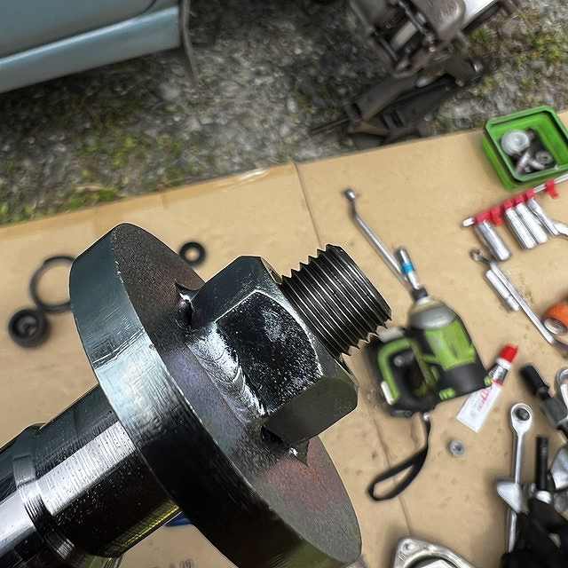 リフトアップスプリング取り付け