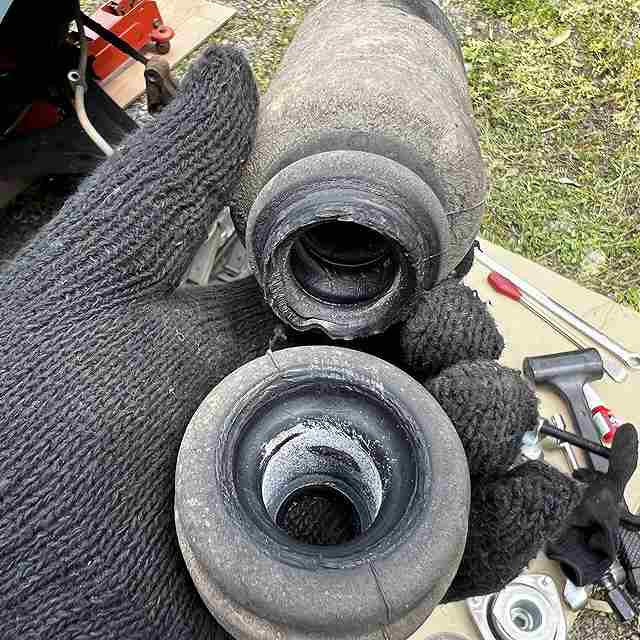 リフトアップスプリング取り付け