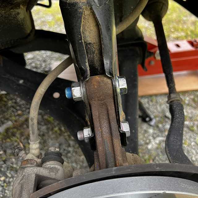 リフトアップスプリング取り付け