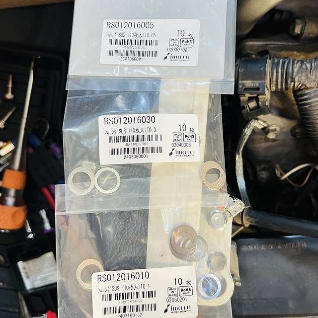 スパークプラグ電極揃え