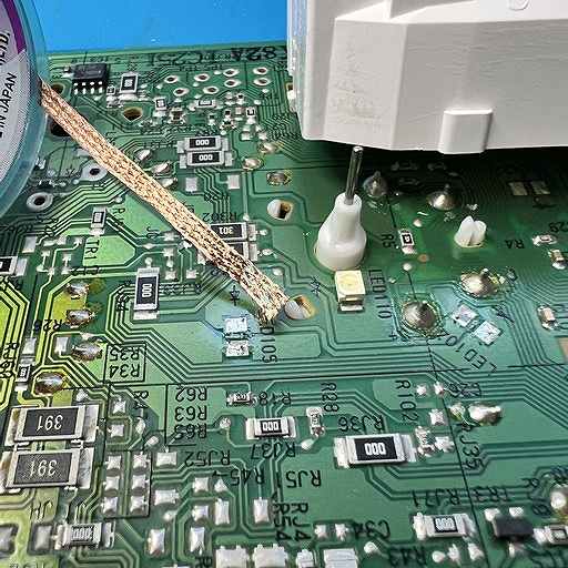 メーターバックライト白色化