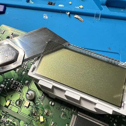 メーターバックライト白色化