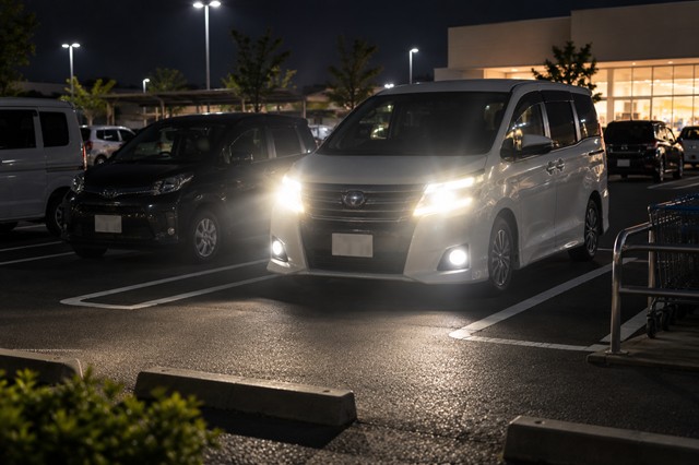 駐車中ライト点けっぱなし